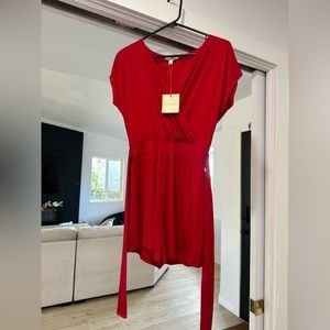 Red romper